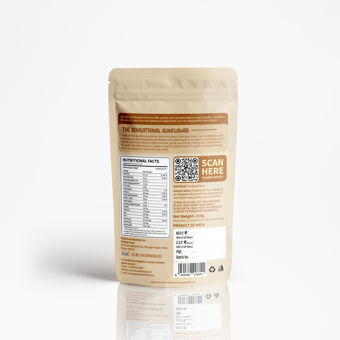 Premium Sunflower Seeds – Naturally Rich in Nutrients